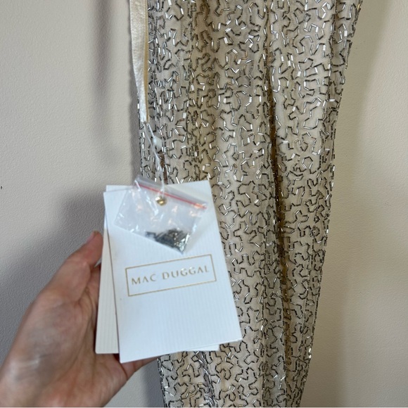 Mac Duggal Studded Halter Neckline Sheath Dress size 6 - Picture 9 of 11